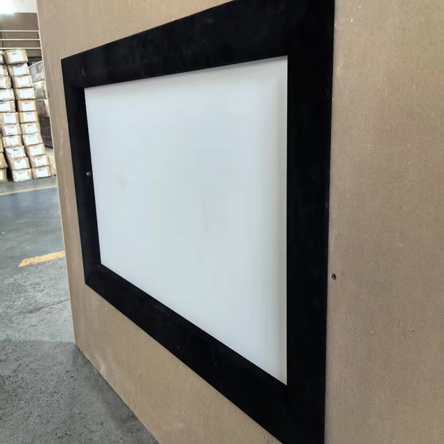 Anti-Reflective Fixed Frame 16:9 8K Aluminum Alloy Projector Screen 100-200" Inch Home Cinema 3D 2.2x Gain 120 Viewing Angle