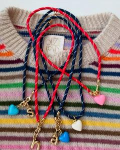 Collier avec pendentif en forme de cœur en acier inoxydable plaqué or personnalisé, bijoux de mode pour femmes, bracelet avec pendentif en forme de cœur gonflé - Product Image 2