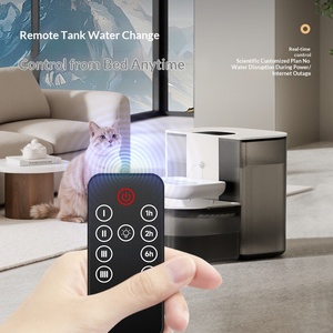 Fontaine <span class=keywords><strong>à</strong></span> eau intelligente sans fil pour animaux de compagnie, circulation automatique, eau propre et eau <span class=keywords><strong>sale</strong></span> séparées, distributeur d'eau pour chat avec télécommande - Product Image 4