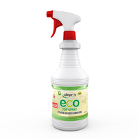 Cleprin Eco Top semprot, Pembersih Multi permukaan, deodoran cair, aktivator biologi anti-bau, siap digunakan