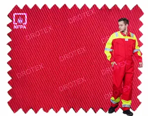 DROTEX pamuk Polyester alev geciktirici iş kıyafeti FR kumaş
