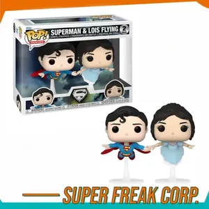 Cho <span class=keywords><strong>Funko</strong></span> <span class=keywords><strong>Pop</strong></span>! Bộ nhân vật hành động-siêu nhân & Lois bay để thu thập khuyến mãi trang trí mô hình đồ chơi quân sự độc đáo - Product Image 6