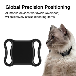 Traceur <span class=keywords><strong>GPS</strong></span> intelligent pour animaux de compagnie, étanche, localisateur en temps réel, WiFi, Bluetooth, collier pour chien et chat, localisateur mondial, application gratuite iOS Android - Product Image 1