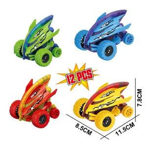 Трения мощность трюк вращающийся автомобиль игрушки инерционная машина 4 вида цветов Набор забавных мини автомобили для детей со светящейся функцией