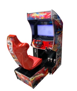 Professional 32-Inch Car Racing Machine Factory Multi Coin-Operated Video <b>Games</b> Metal Construction Car Driving - Product Image 3