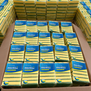 Énorme stock, vente en gros à prix réduit, éponges de nettoyage de <span class=keywords><strong>cuisine</strong></span> épaissies, éponges à récurer pour la vaisselle, les casseroles et les poêles - Product Image 1