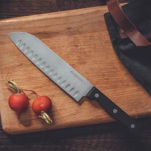 Mega Line Santoku Damasco Cuchillo 20cm Estilo Japonés 5cr15mov & 3cr13 Metal VG10 & 67-Layer Damascus Blade Caja de 100 - Product Image 1