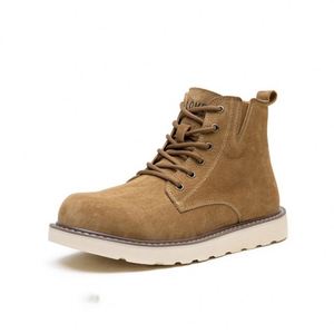 High Quality New Men's Genuine Leather <b>Boots</b> Outdoor <b>Lace</b>-up Italy Brand Fashion Leather <b>Boots</b> Design Big Size 49 - Product Image 2