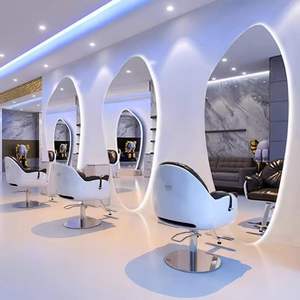 Espejo de Pie de Salón de Belleza Multifuncional de Lujo Moderno con Retroiluminación, Espejos Colgantes Modernos para Permanentes y Tintes de Cabello - Product Image 5