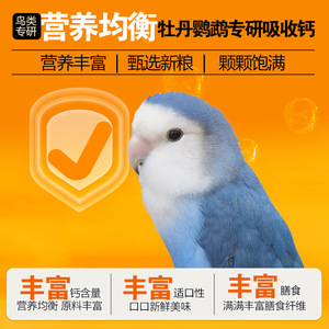 Nourriture pour oiseaux pour agapornis, perruches, calopsittes, petits perroquets avec huile de tournesol et millet, 1200 ml, contenant en céramique durable en vrac - Product Image 5