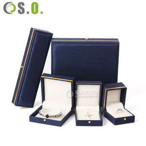 Custom White Leather Octagonal Clamshell Ring <b>Earrings</b> Jewelry <b>Box</b> Portable Jewelry Gift <b>Box</b> - Product Image 1