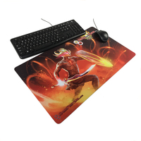 Tapis de souris en caoutchouc surdimensionné pour sublimation, impression personnalisée, surface lisse, grand tapis de souris pour jeux