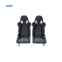 Siège de course électrique à réglage en hauteur en fibre de carbone et cuir Nappa pour Porsche 718 911 GT3RS, modèle universel