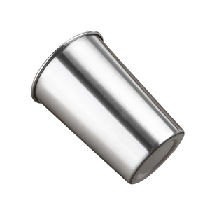 Vaso apilable de pared simple de cerveza de barra de alta calidad al por mayor, vaso de chupito de metal personalizado de acero inoxidable 304, tazas de pinta - Product Image 5