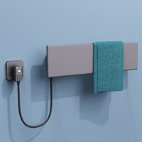 Rak Handuk Elektrik Pengontrol Panas Pabrik, Pemanas Handuk, Radiator Kamar Mandi Dengan Rak, Terpasang di Dinding