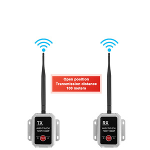 HD kỹ thuật số không dây 2.4GHz 720P 1080p Video máy phát và máy thu hộp 100m dài khoảng cách cho AHD đảo ngược máy ảnh màn hình - Product Image 1