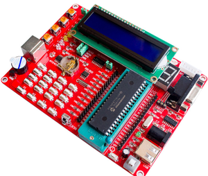 Lern karte PIC Micro controller Experiment Board PIC Micro controller Development Board 16 F877A Video Tutorials - Product Image 1