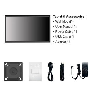 Tablette tactile numérique Android 21,5 pouces, écran tactile, calendrier, montage mural, grande tablette tactile, PC - Product Image 5