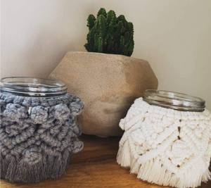 Corde en <span class=keywords><strong>macramé</strong></span> 100% <span class=keywords><strong>coton</strong></span> naturel Matériau en fibre souple et flexible de haute qualité - Product Image 6