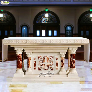 Tôn Giáo Công Giáo Nhà thờ đá cẩm thạch trang trí đá tự nhiên bàn thờ bảng - Product Image 1