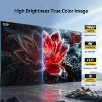 Proyector Q1 de Alta Luminosidad con Resolución Nativa de 1080P, 300ANSI Lúmenes, Lámpara de Larga Duración, Contraste de 1500:1, Gran Venta