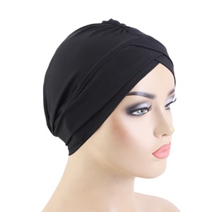 Bonnet sous-hijab islamique en modal uni, chapeau sous-hijab musulman, turban extensible, chapeau couvrant intégral, hijab intérieur - Product Image 3