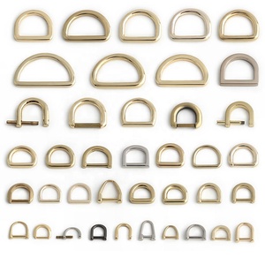 亜鉛合金製 多色 スナップフック <span class=keywords><strong>D</strong></span>リング ハンドバッグストラップ クラスプ カラビナクリップ バックル スプリングバッグ金具パーツ - Product Image 2