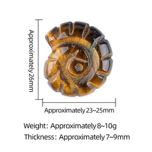 Vente en gros de décorations d'intérieur en matériaux variés : quartz rose, agate, lapis-lazuli, artisanat en cristal, mini-ammonites sculptées en améthyste pour cadeau - Product Image 5