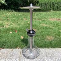 Vente directe fabricant : Coffret cadeau chicha portable personnalisable en acier inoxydable, style mini luxe, pour fumer la chicha