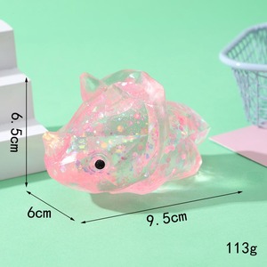 New Design Multi Design Colorful Maltose Glitter Dinosaur Sensory Stress Fidget Toys <b>Squishy</b> Stress Ball Capsule Toy - Product Image 4