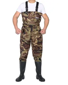 Nylon Pvc Waterproof Camo Phishing Waders Fly Fishing Waders And Boots For Sale