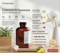 CREAROMA Huile Essentielle Parfumée Sans Eau de Sycamore de Qualité Supérieure en Gros pour Diffuseur d'Arômes OEM ODM Arôme Industriel 500ml