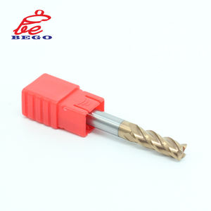 बहु-बांसुरी cnc फ्लैट/बॉल/बैल नाक/कोने त्रिज्या मिलिंग कटर कोबाल्ट कोबाल्ट लेपित कोने त्रिज्या अंत मिल - Product Image 3