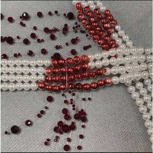 Collar de perlas góticas gargantilla creativa Halloween gota de sangre borla collar de clavícula joyería de mujer Regalo De vacaciones regalo de joyería - Product Image 4