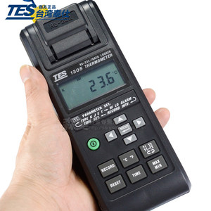 Thermomètre TES1305 K J E T avec thermocouple, enregistreur de température portable à interface LCD - Product Image 4