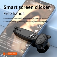 JX-05Pro Auto Tapper Touch, Clic intelligent portable pour écran de téléphone et tablette, Tourneur de page, Clic rapide avec télécommande