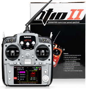 Sortie d'usine <span class=keywords><strong>Radiolink</strong></span> <span class=keywords><strong>AT10II</strong></span> 12CH RC Joystick Radio Télécommande pour RC FPV Racing Drone, Quad, Hélicoptère, Voiture - Product Image 2