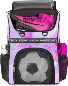 Sac à dos d'école personnalisé en gros, sac à dos de sport de plein air, sac à dos décontracté, sac à dos d'équipe de basketball, de football, de soccer, sac à équipement - Product Image 1