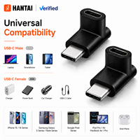 Adaptateur USB Type-C mâle vers femelle à 90 degrés, 10 Gbps, synchronisation de données SuperSpeed, connecteur d'extension de charge rapide