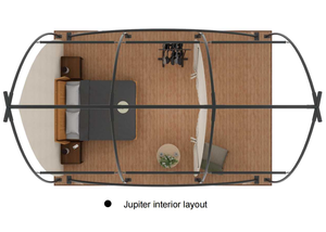 Tentes de luxe pour hôtel, quatre saisons, double couche, en PVC et toile, 35 m, pour resort et camping en bord de mer, grande tente pour 2 personnes - Product Image 6