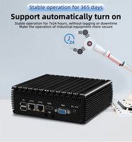 Routeur Portable Mini PC Server Quad Core N100 avec DDR5 4Lan 2.5G Intel I225V Gigabit Lan Port Home Office Convient aux prises US AU