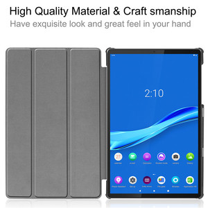 Usine en gros trifold support 2020 TB-X606F TB-X606X tablette housse pour <span class=keywords><strong>lenovo</strong></span> <span class=keywords><strong>tab</strong></span> <span class=keywords><strong>m10</strong></span> 10.3 <span class=keywords><strong>FHD</strong></span> <span class=keywords><strong>plus</strong></span> étui - Product Image 4