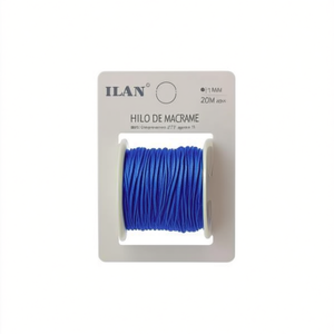 Filo per Macramè 1mm 20M Blu per Lavori Artigianali - Product Image 2