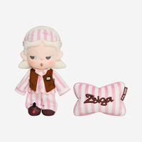 Authentique POP MART Zsiga Life Is a Show Series Mini Sac à Bandoulière en Peluche Pyjama, Pochette de Collection, Cadeau