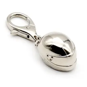 Logo personnalisé porte-clés casque de moto personnalisé personnaliser design métal 3d cool porte-clés