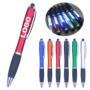 Bolígrafo con Luz LED Creativa en Forma de Calabaza, Personalizable con Logotipo, Retráctil, con Pantalla Táctil, Regalo Promocional Corporativo - Product Image 1