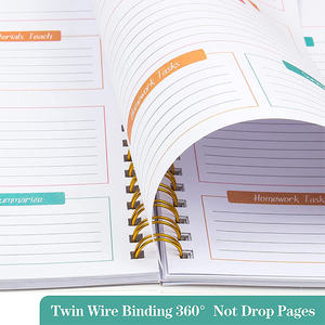 Cuaderno planificador <span class=keywords><strong>Agenda</strong></span> papelería escolar con logotipo personalizado - Product Image 4