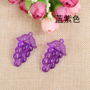 Cuentas acrílicas con forma de uva, color azul, para hacer joyas, juguetes de 7 a 12 años - Product Image 4