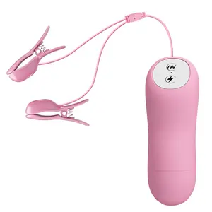 Nipple Clip Vibrating Breast Clamps Electric Nipple Stimulator with Remote Control Nipple Vibrator Clamp