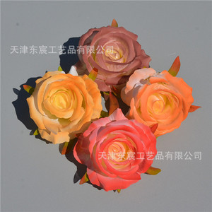 Rosas Artificiales Dongchen Crafts, Flores de Seda de 10 cm de Diámetro, Decoraciones para Bodas y Hogar - Product Image 2